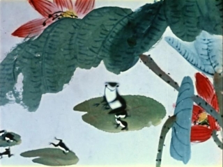 where is mom? / tadpoles looking for mom (1960) te wei, tang chen (watercolor animation) (english sub)