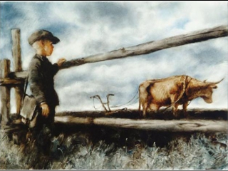 cow (platonov) (1989) alexander petrov (cartoon)