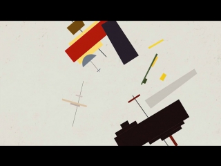 animated paintings by russian avant-garde artists "suprematism" (2016) (animated paintings)